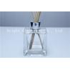 Buy cheap clear perfume glass bottle with knob lid from wholesalers