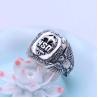 Buy cheap Men Sterling Silver Ring Punk Eagle US Army Military Band Ring (024441W) from wholesalers