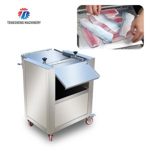 Buy cheap 0.75kw Commercial Fish Salmon Peeling Machine Kitchen Processing Equipment from wholesalers
