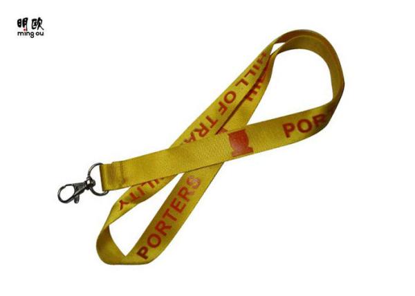 Buy cheap Business Custom Event Lanyards Embroidered , Full Color Photo Id Lanyards from wholesalers