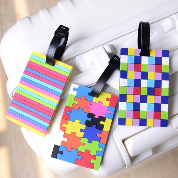 Buy cheap Travel Plastic Cute Silicone Label Id luggage Tag, personalized PVC name tag from wholesalers