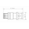 Buy cheap SSMP Female RF Connector for CXN3657 / MF151A Cable Full Detent from wholesalers
