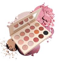 Buy cheap 17*12*3cm Waterproof Natural Glitter Eyeshadow Palette With Morror product