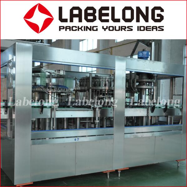 Buy cheap 3 In 1 Rotary 8kw SUS304 500ml Wine Bottle Filling Machine from wholesalers