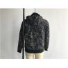 Buy cheap Black Mens Polyester Jacket Coated Printed With Detachable Hood TW58570 from wholesalers