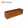 Buy cheap Outside Garden Corten Steel Square Planter Box Size Customizable RAL Colors from wholesalers