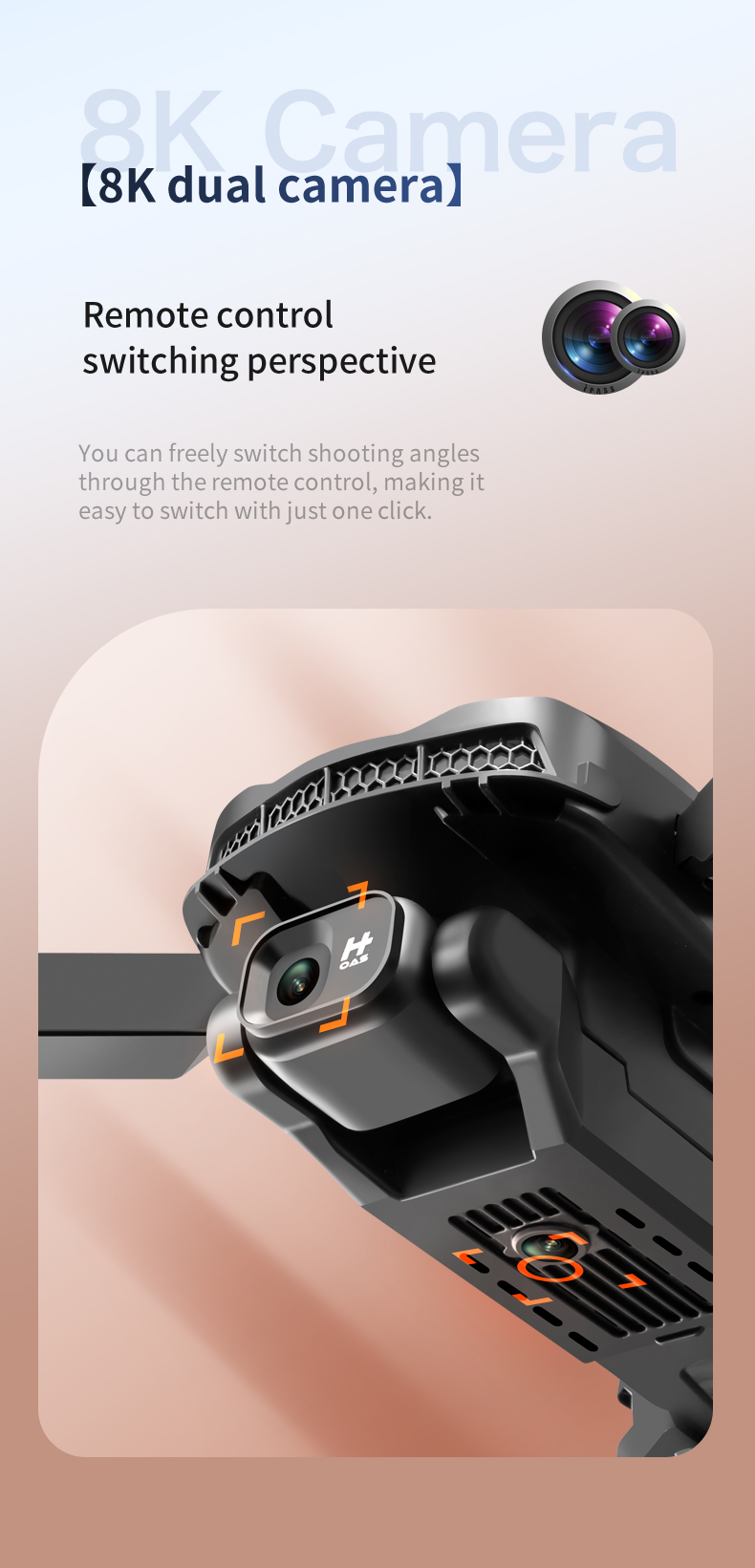 S28 Max Rc Remote Contral Dual Camera Drone With 4k Camera Fpv Drone Aircraft Toy Mini Drone 100 m Remote Control Distance