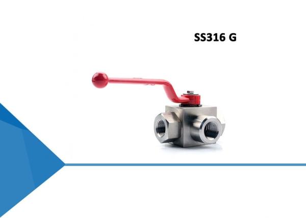 Buy cheap SS316 G thread Stainless Steel Hydraulic Ball Valve for oil from wholesalers