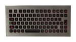 Buy cheap Desktop Waterproof Industrial Computer Keyboard Red Baklit Colour 82 Keys from wholesalers