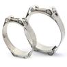 Buy cheap Customized Antirust Double Bolt Hose Clamp / High Pressure Sanitary Clamp from wholesalers