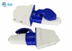 220-250V 16A Industrial Connector Male And Female Single Phase 2P+E Blue Color