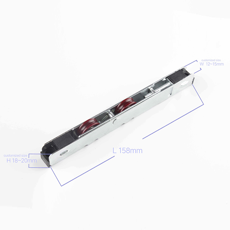 UPVC Double Sliding Door and Window Wheels Rollers Bearing with Nylon Wheel Material