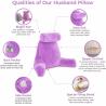 Buy cheap Purple Memory Foam Travel Pillow Universal Size For Neck / Back / Body Support from wholesalers