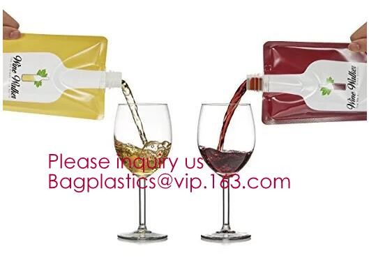 Custom Printing Logo High quality Eco-friendly Reusable Soft drink bag with spout,stand up spout pouch doypack aluminum