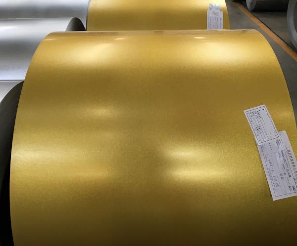 AZ120 Coating Golden AFP Galvalume Steel For Stone Coated Roof Tile AuzincCoil