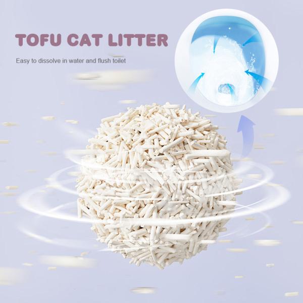 Buy cheap Freshness Tofu Cat Litter Sand Biodegradable Cat Litter No Dust No Tracking from wholesalers