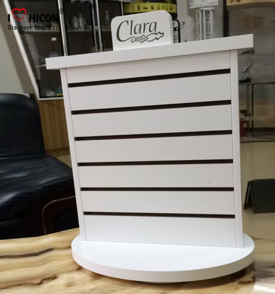 Buy cheap Merchandising Pop Counter Display Racks , Slatwall Spinner Display Rack No Hooks from wholesalers