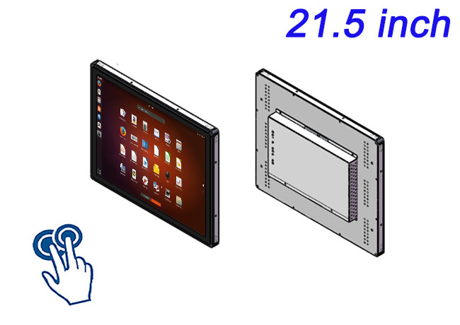 21.5-Inch Linux Touch Embedded Display for Logistics Dashboards, Smart Factories, Corporate Interfaces, and Stadium Scoreboards