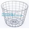 Buy cheap decorative laundry metal wire material storage basket, Vintage Metal Chicken Wire Removable Fabric Hanging Storage Baske from wholesalers