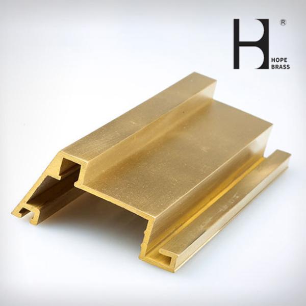 Buy cheap Durable Decorative Copper Brass Profiles Brushing Brass Sections from wholesalers