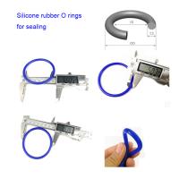 Buy cheap Durable Colored Rubber O Rings Seals Round Shaped 40 - 90 Shore A Hardness product