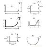 Buy cheap G.i. Steel Sheet Half Square Gutter Roll Forming Equipment 1 Inch Single Chain Drive 4Kw Hydraulic cutting from wholesalers
