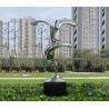 Buy cheap Contemporary Lawn Garden Ornaments Statues Abstract Stainless Steel Sculpture from wholesalers