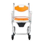 Lightweight Foldable Commode Chair Corrosion Resistance For Elderly And Disabled