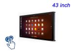 43-Inch Linux Touch Embedded Screen for Industrial Automation, Smart City Kiosks