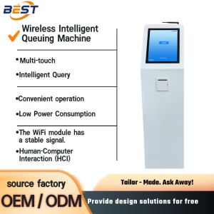 Smart Android Automatic Queue Management System Ticket Dispenser , Self-Service