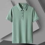 Thin Cool Men'S Short Sleeved T Shirt Lapel Polo Tops Horse Riding