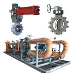 Valve Switching Skid Masoneilan 33000 Stainless Steel Butterfly Valve SVI1000