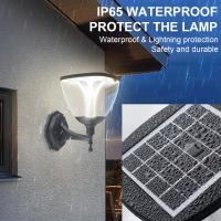Buy cheap Mono Crystalline Silicon Wall Solar Garden Light 10*10*35cm product