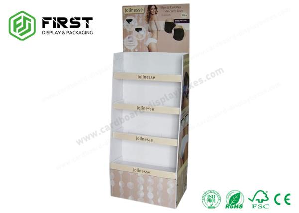 Buy cheap Waterproof Corrugated Display Rack Retail Foldable Cardboard Floor Displays from wholesalers