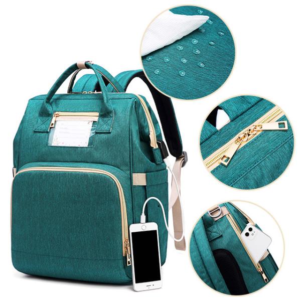 Buy cheap New Portable Folding Crib Mom Bag Out Portable Multi-functional Shoulder Mother and Baby Bag baby diaper bag from wholesalers