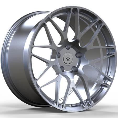 Buy cheap 21 inch staggered 5*112 black milled forged alloy wheels for McLaren from wholesalers