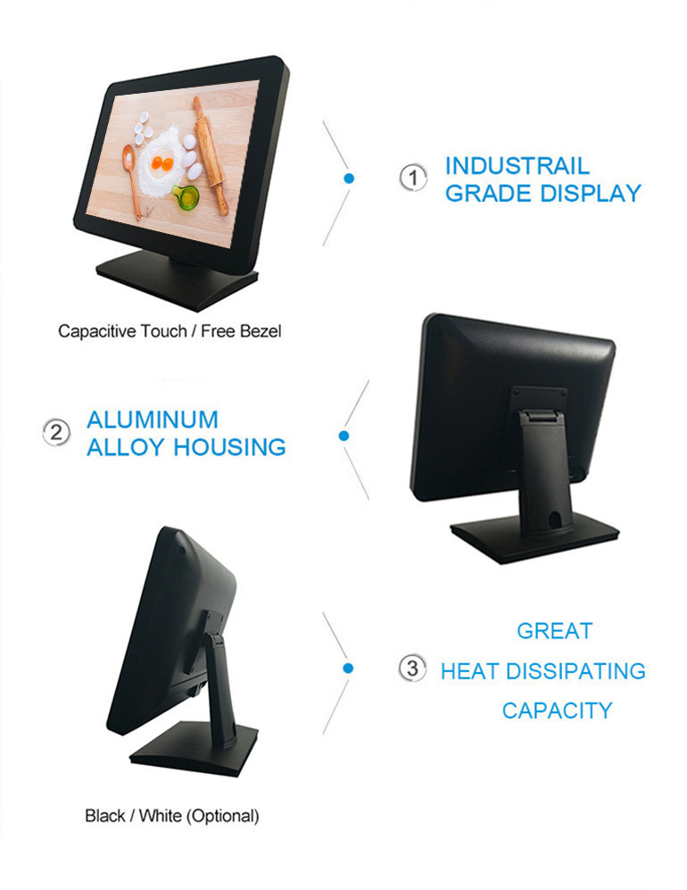 High Brightness Android Cash Register , Dual Core Business Point Of Sale Machine