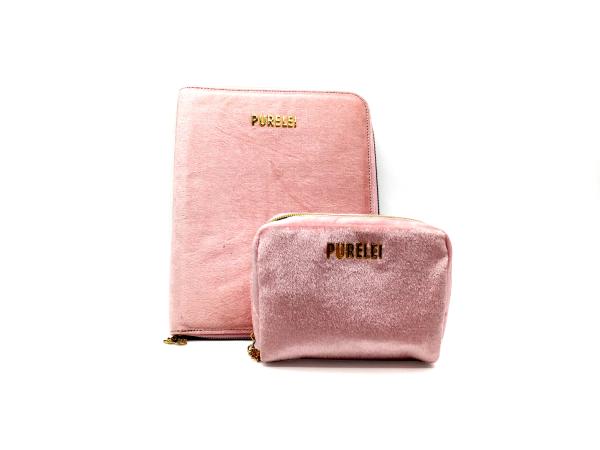 Buy cheap TPCH SGS PU Cosmetic Bag Velvet Custom Luxury Beauty Zipper Closure BM Emboss from wholesalers