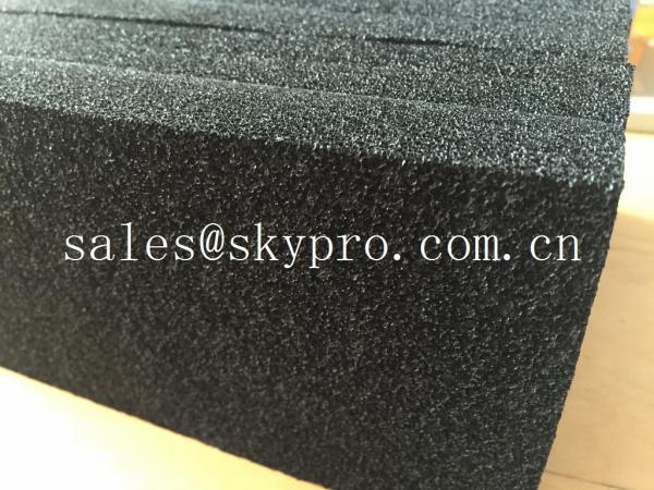Buy cheap EPDM foam rubber sheet black color , open cell rubber sheet for insulation from wholesalers