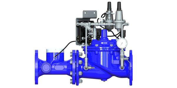 Pilot Material SS304 Blue RAL 5005 NSF61 Water Control Valve Made Of Ductile