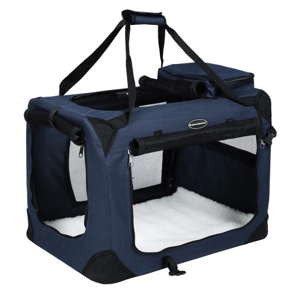 Washable Songmics Pet Carrier , Front Facing Dog Carrier Crate Folding Fabric