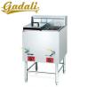 Buy cheap 2 Tanks Vertical Fast Food Kitchen Equipment Deep Fryer Commercial from wholesalers