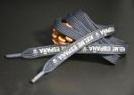 Custom Printing Shiny Flat Cotton Tape Ribbon Cord For Clothing