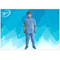 Buy cheap Lightweight Anti - Blood Disposable Scrub Suits S - 4XL For Hospital product