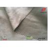 Buy cheap Warp Knitting Microfiber Suede Upholstery Fabric , Silver Poly Suede Fabric from wholesalers