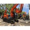 Buy cheap Used hitachi zaxis 120 electric crawler mini excavator tracks excavator jobs construction equipment from wholesalers