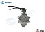 Lug Style Wafer Butterfly Valve , Double Eccentric Butterfly Valve