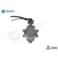Buy cheap Lug Style Wafer Butterfly Valve , Double Eccentric Butterfly Valve product