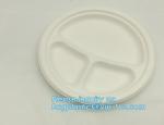 Biodegradable plate food grade green sugarcane bagasse plate,10" sugarcane
