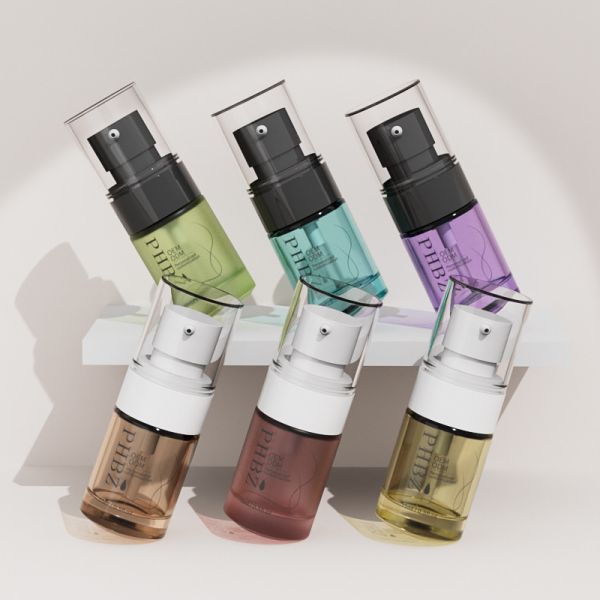 Buy cheap 15ml Mini Cylinder Glass Foundation Bottle with Lotion Pump from wholesalers